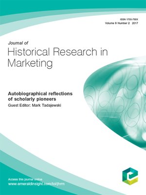 cover image of Journal of Historical Research in Marketing, Volume 9, Number 2